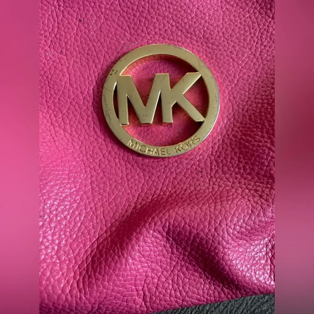Michael Kors satchel bag used needs a lot of TLC